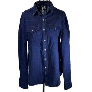 TORN by Ronny Kobo | Denim Snap Button Top…